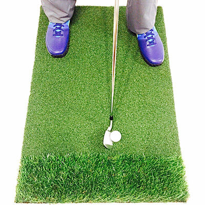 Motivo Golf StrikeDown Dual-Turf Pro Golf Mat