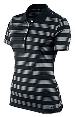 Nike Women's Dri-Fit Tech Golf Polo Shirt, Striped