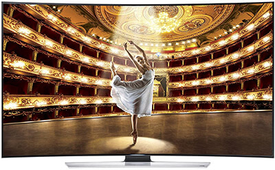 Samsung UN55HU9000 4K Ultra HD 13D Smart LED TV, 55-Inch