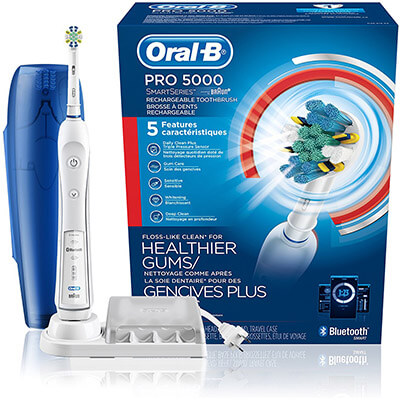 Oral-B Pro 5000 SmartSeries Rechargeable Electric Toothbrush