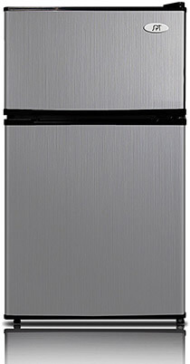 SPT RF-354SS Double Door Refrigerator, 3.5 cu. ft. Stainless Steel