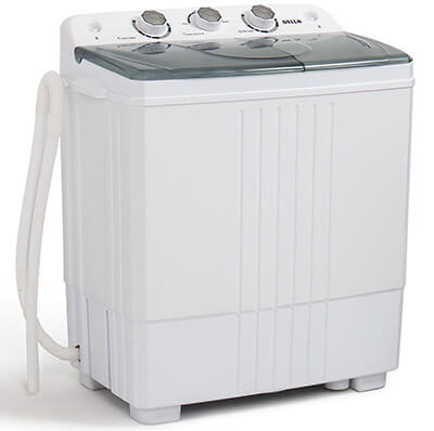 Della Compact Portable Washing Machine 11lbs Capacity with Spin Dryer