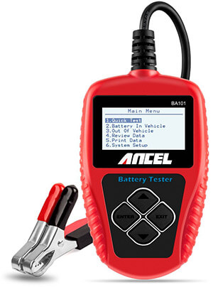 ANCEL BA101 Professional Automotive Battery Tester Digital Analyzer