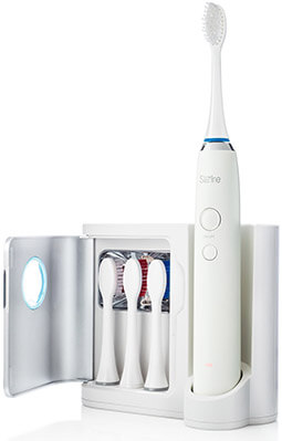 Sterline Sonic Electric Toothbrush, Rechargeable Battery, 12 Replacement Heads