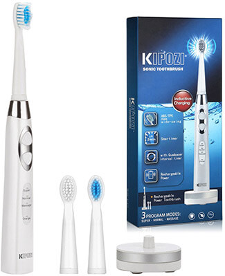 KIPOZI Electric Toothbrush Sonic Toothbrush, Water Proof IPX7