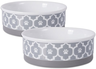 Bone Dry Non-Skid Ceramic Pet Bowl