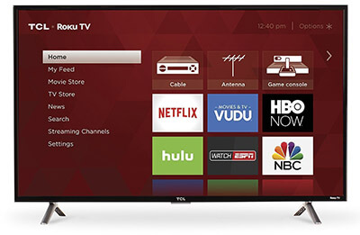 TCL 40S305 1080p Roku Smart LED TV, 40-Inch, 2019