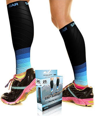 Physix Gear Sports Unisex Calf Compression Sleeves