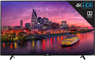 TCL 55P607 4K Ultra HD Roku Smart LED TV, 55-Inch