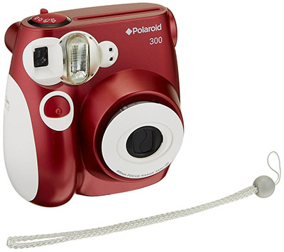 Polaroid PIC-300 Instant Film Camera - Red