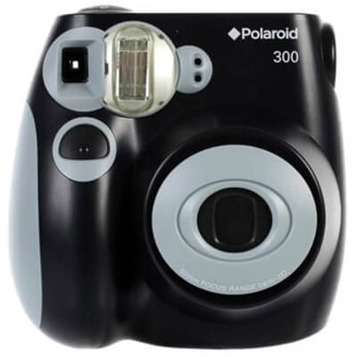 Polaroid PIC-300 Instant Film Camera - Black