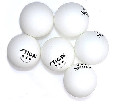 STIGA 3-Star Table Tennis Balls