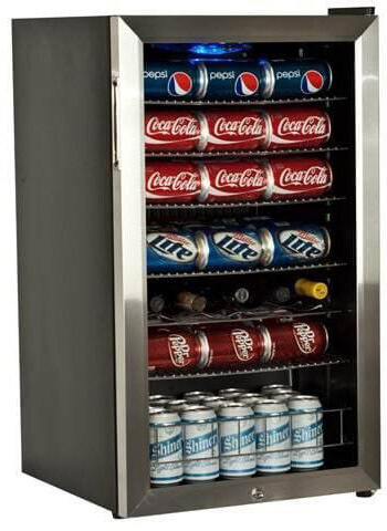 EdgeStar BWC120SSLT Freestanding Beverage Cooler