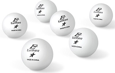 EastPoint Sports40mm Table Tennis Balls, 1-Star