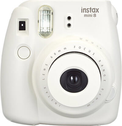 Fujifilm Instax Mini 8 Instant Film Camera -White