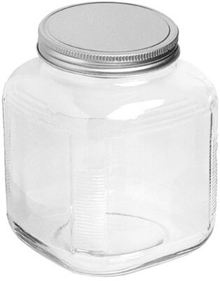 Anchor Hocking 1 - Gallon Cracker Jar with Brushed Aluminum Lid