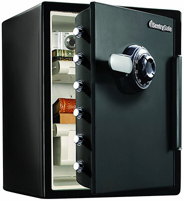 SentrySafe SFW205CWB Fire/Water Safe, XX L Combination Safe