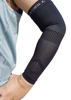 BeVisible Sports Unisex Compression Sleeve, 50+ UV Protection