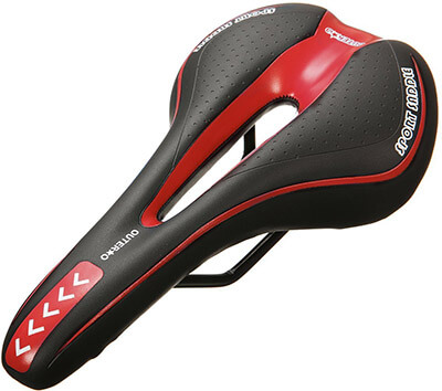 OUTERDO Bike Saddle Breathable Comfortable Bicycle Seat with Central Relief Zone