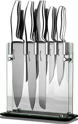 Utopia Kitchen Class Stainless-Steel 12 Knife Set