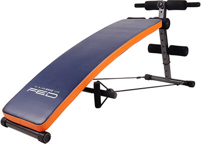 FEIERDUN Adjustable Workout Bench, Slant Crunch Board Abdominal Benches