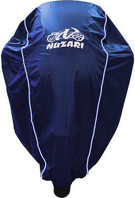 Nuzari Navy Medium-Sized Motorcycle Cover