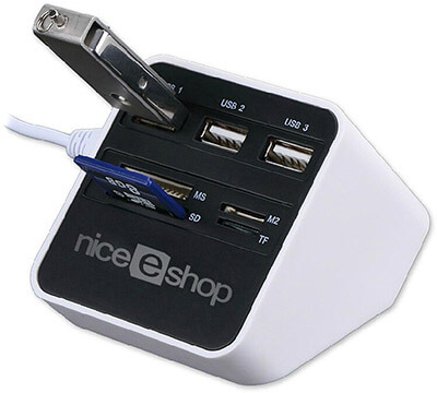 NiceEshop Multi-in-one Memory Card Reader