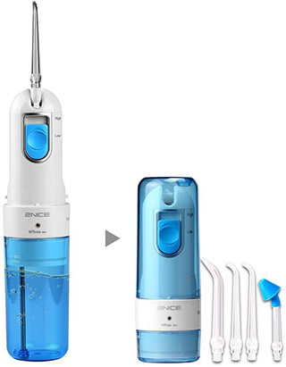 2NICE Portable Water Flosser --2 Modes, IPX6 Waterproof, USB Rechargeable