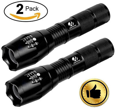 YIFENG XML-T6 Super Bright CREE LED Tactical Flashlight, 1000 Lumens