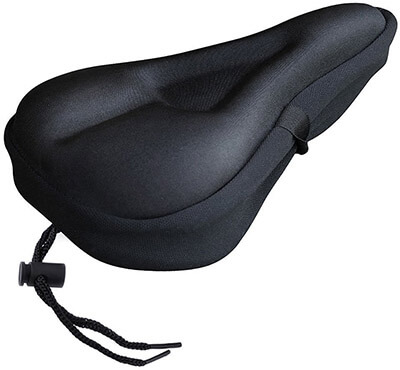 Zacro Extra Soft Gel Bike Seat with Water&Dust Resistant Cover