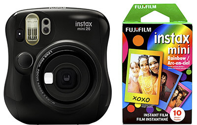 Fujifilm Instax Mini 26 with Rainbow Film Bundle