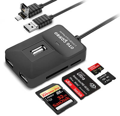 Vogek USB 2.0 Hub Card Reader