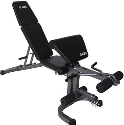 Akonza Flat Incline Decline Weight Bench with Leg Extension and Preacher Curl