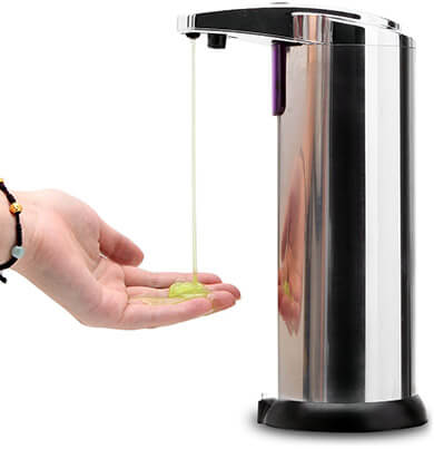 GBB Automatic Stainless Steel Liquid Infrared Sensor Soap Dispenser