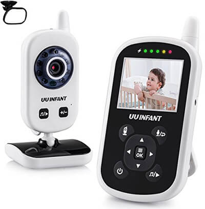 UU Video Baby Monitor Infant Night Vision Camera Temperature Monitor with Alarm