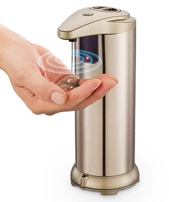 GynTi Touchless Stainless Steel Automatic Soap Dispenser