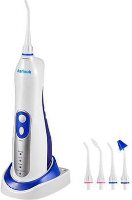 Asrisuk A2 Water Flosser Rechargeable Waterproof Oral Irrigator, Inductive Charging