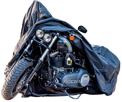 XYZCTEM New Generation XXXL Black Motorcycle Cover