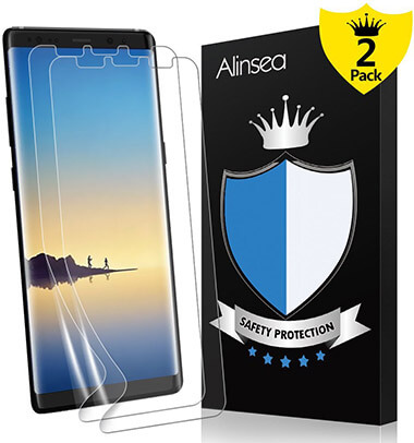 Alinsea Galaxy Note 8 Screen Protector Bubble Free