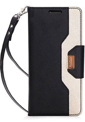 ProCase Samsung Galaxy Note 8 Wallet Case with Card Slots and &Folding Stand