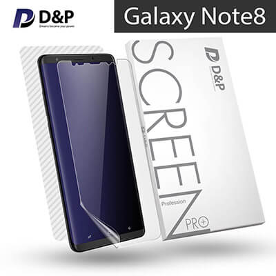 D&P Front High Transparency Skin Film Note 8 Screen Protector