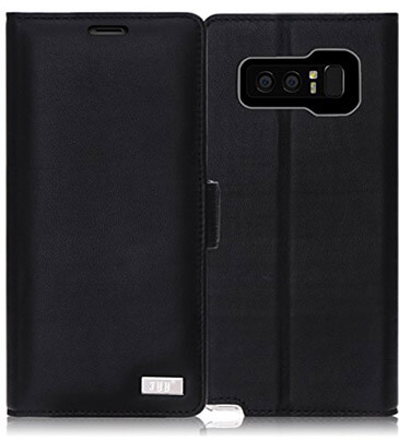 FYY Galaxy Note 8 Case, Genuine Leather Wallet