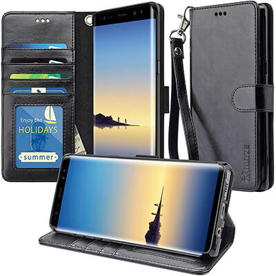 K-MOZE Galaxy Note 8 Wallet Case, PU Leather Flip Case