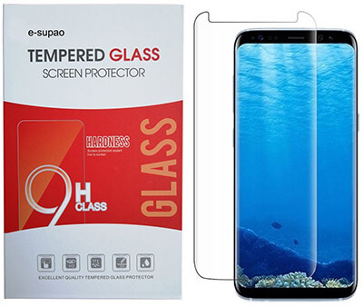 e-supao 3D Galaxy Note8 Tempered Glass Screen Protector, 9H Hardiness