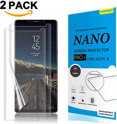 TOPGO Screen Protector for Samsung Galaxy Note 8