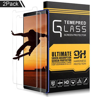 XUZOU Samsung Galaxy Note 8 Full Coverage HD Clear Film Tempered Glass