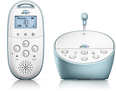 Philips Avent DECT Baby Monitor Featuring a Temperature Sensor