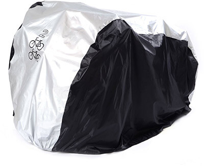 SAVFY 2 Bikes Cover, Heavy Duty Outdoor Waterproof Bicycle Cover, 180T