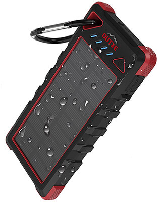 OUTXE 16000mAh Rugged Power Bank, IP67 Waterproof, Dual USB Phone Battery Pack