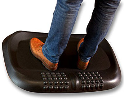 Ergocomfy Non-Flat, Anti Fatigue Standing Desk Mat, with Comfort Massage Sections Calculated Terrain